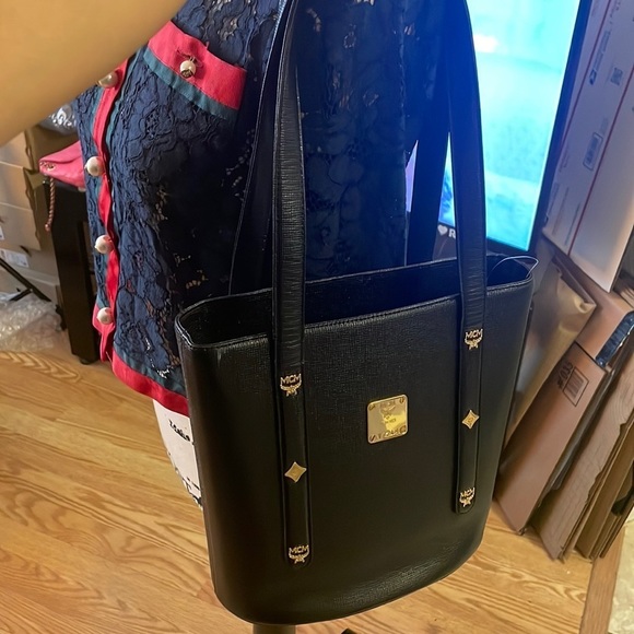 MCM Handbags - MCM Black Shoulder Bag